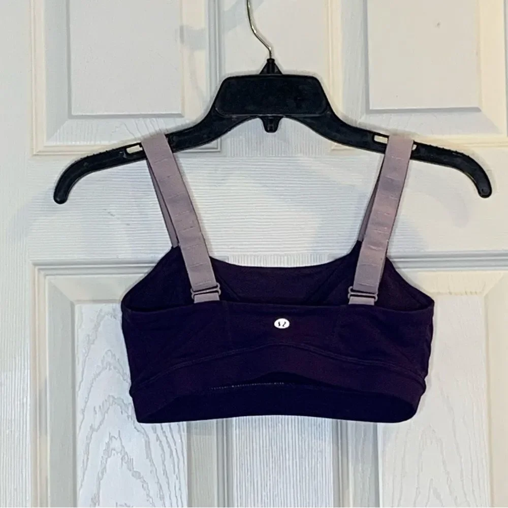 Lululemon Adjust Me Bra Concord Grape Size 4